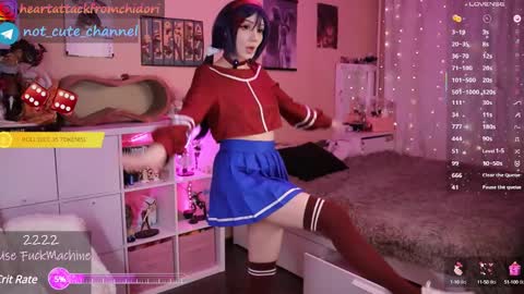 Snapshot of yourcutewaifu chatting on February 14, 1:18 pm Lina Fansly online show from February 14, 1:18 pm