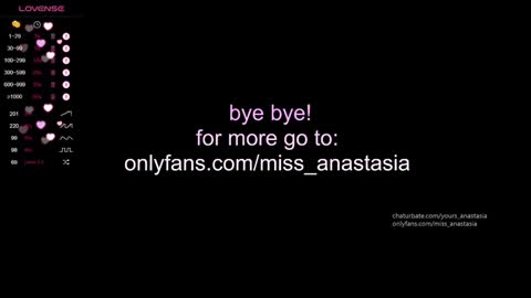 Anastasia online show from December 21, 8:43 pm