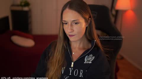 Anastasia online show from September 16, 7:15 pm