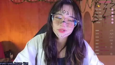 Snapshot of yuny_haruno chatting on December 6, 4:06 pm Haruno online show from December 6, 4:06 pm