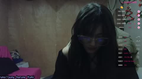 Snapshot of yuny_haruno chatting on December 19, 6:34 pm Haruno online show from December 19, 6:34 pm