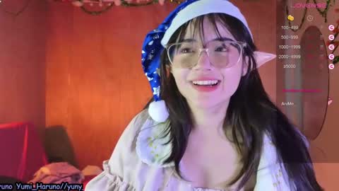 Snapshot of yuny_haruno chatting on December 24, 1:17 pm Haruno online show from December 24, 1:17 pm
