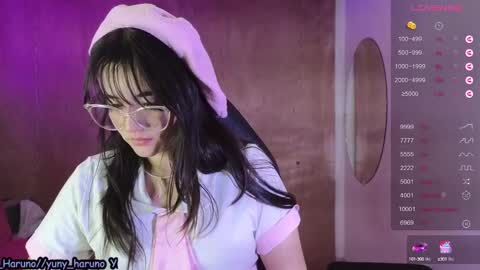 Snapshot of yuny_haruno chatting on January 14, 6:17 pm Haruno online show from January 14, 6:17 pm