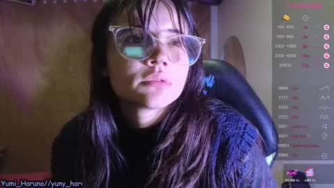 Snapshot of yuny_haruno chatting on January 28, 4:08 pm Haruno online show from January 28, 4:08 pm