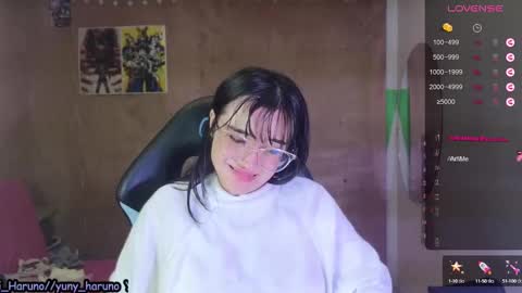 Snapshot of yuny_haruno chatting on February 5, 8:57 pm Haruno online show from February 5, 8:57 pm