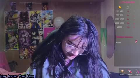 Snapshot of yuny_haruno chatting on February 15, 1:38 pm Haruno online show from February 15, 1:38 pm