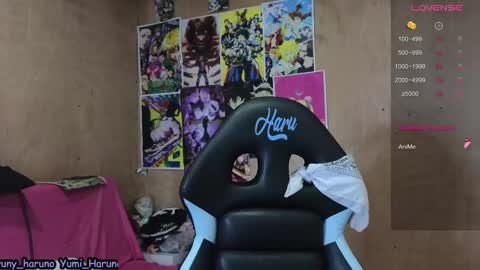 Snapshot of yuny_haruno chatting on February 24, 2:15 pm Haruno online show from February 24, 2:15 pm