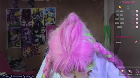 Snapshot of yuny_haruno chatting on February 24, 5:20 pm Haruno online show from February 24, 5:20 pm