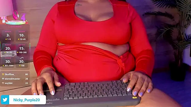 Snapshot of _nickypurple_ chatting on February 20, 3:08 pm nickypurple online show from February 20, 3:08 pm