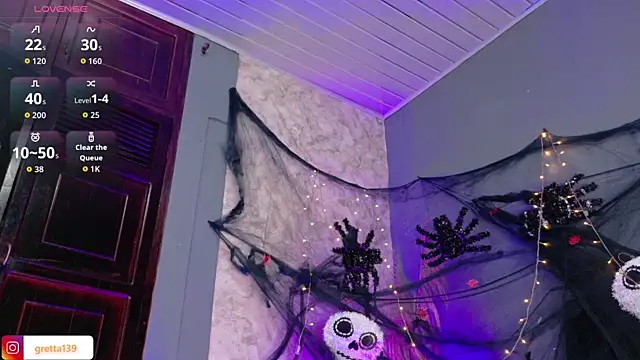  Gretta online show from October 25, 8:03 pm