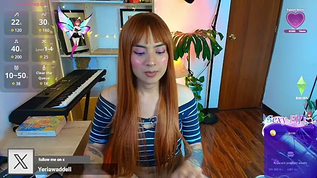 Yeriawaddell  online show from February 13, 2:56 am