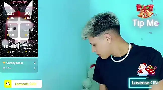 Liamscott  online show from December 11, 7:31 am