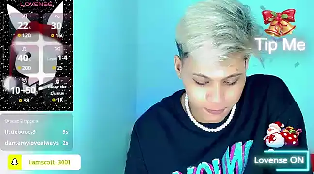 Liamscott  online show from December 14, 9:40 am