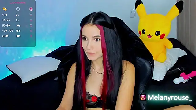 melanyrouse1 online show from October 25, 8:25 pm