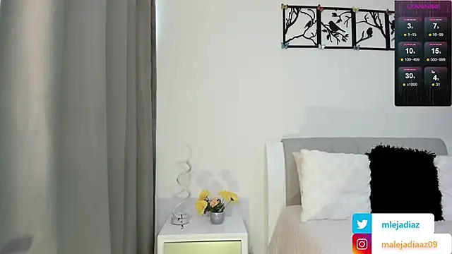 MalejaDiaz  online show from February 4, 7:22 pm