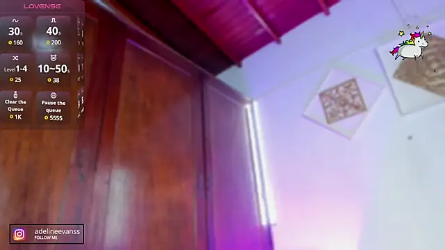 AdelineEvanss online show from December 16, 7:04 am