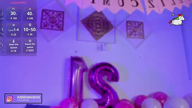 AdelineEvanss online show from January 15, 6:12 am