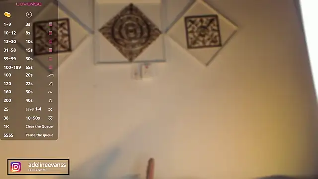 AdelineEvanss online show from February 10, 8:20 am