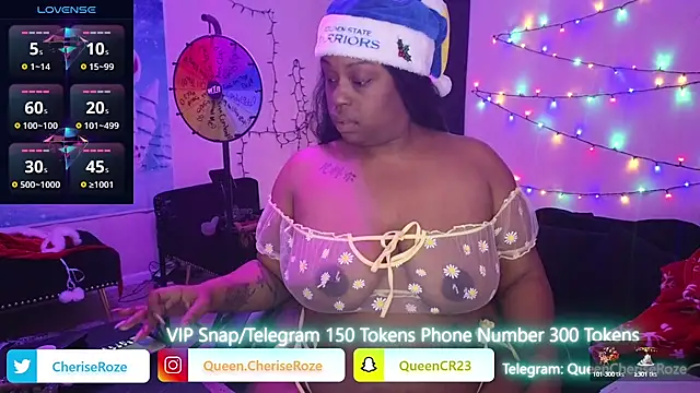 Snapshot of cheriserozequeen chatting on December 24, 2:43 am cheriserozequeen online show from December 24, 2:43 am