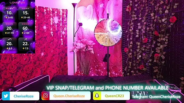 Snapshot of cheriserozequeen chatting on March 4, 8:27 pm cheriserozequeen online show from March 4, 8:27 pm