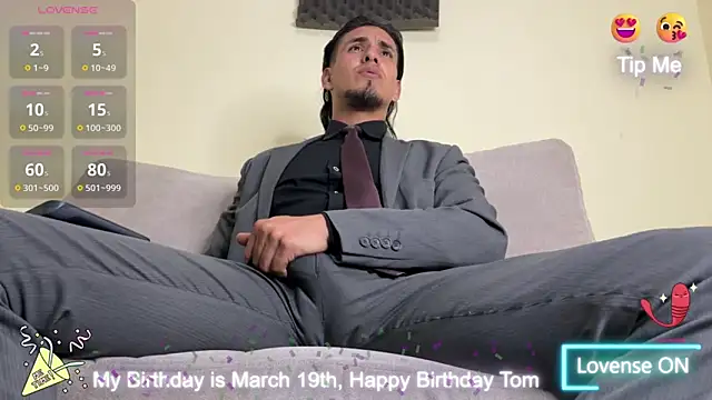Tom blunt96 online show from March 19, 4:03 am