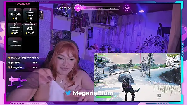 MegariaB online show from January 11, 7:06 am