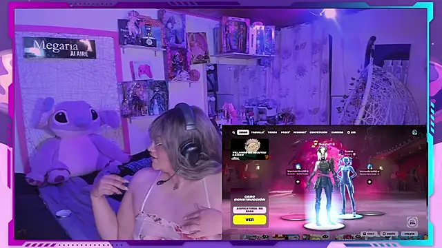 MegariaB online show from February 8, 7:37 am