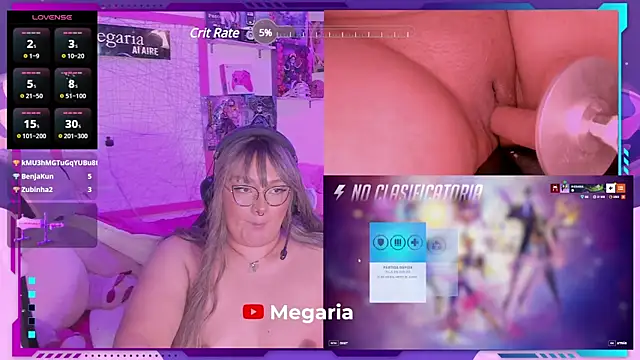 MegariaB online show from February 13, 8:17 am