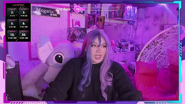 MegariaB online show from March 7, 3:51 am