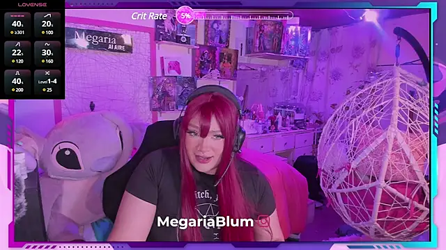 MegariaB online show from March 17, 4:40 am