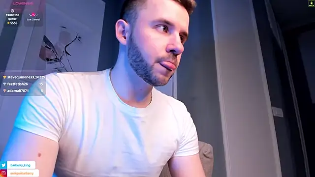 Snapshot of EnriqueBarberry chatting on January 8, 9:21 am EnriqueBarberry online show from January 8, 9:21 am