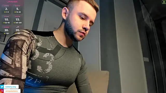 Snapshot of EnriqueBarberry chatting on January 22, 6:20 am EnriqueBarberry online show from January 22, 6:20 am