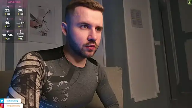 Snapshot of EnriqueBarberry chatting on March 2, 6:27 am EnriqueBarberry online show from March 2, 6:27 am