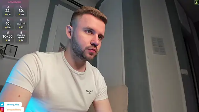 Snapshot of EnriqueBarberry chatting on March 23, 6:26 am EnriqueBarberry online show from March 23, 6:26 am