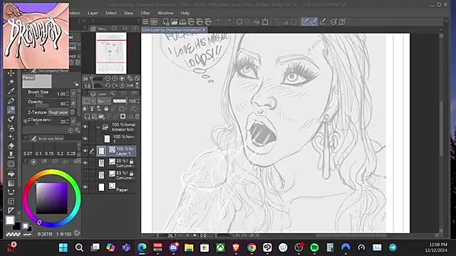 DrenchedArt online show from December 12, 8:10 pm