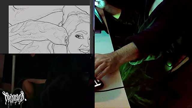 DrenchedArt online show from January 3, 8:54 pm