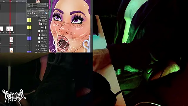 DrenchedArt online show from January 13, 5:44 am