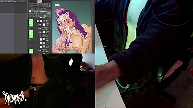 DrenchedArt online show from January 21, 5:30 pm