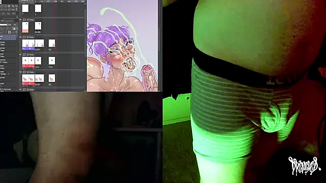 DrenchedArt online show from October 7, 4:20 am