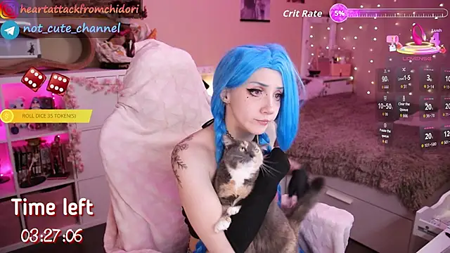 Snapshot of yourcutewaifu chatting on October 15, 12:44 am yourcutewaifu online show from October 15, 12:44 am