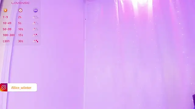 Alice winter  online show from February 28, 11:23 pm