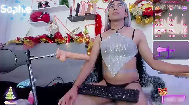 Snapshot of Sophiehuntress chatting on January 3, 4:55 am Sophiehuntress online show from January 3, 4:55 am