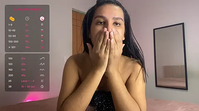 Snapshot of ninapego chatting on February 4, 2:07 am ninapego online show from February 4, 2:07 am