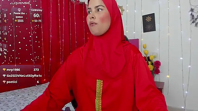 AishaAmin  online show from March 12, 5:07 pm