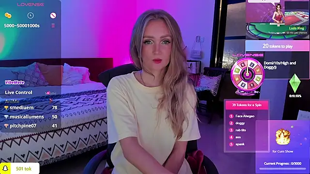 PrincessVS online show from January 25, 11:34 am