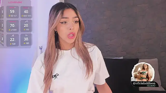 Addison baker online show from February 17, 7:42 pm