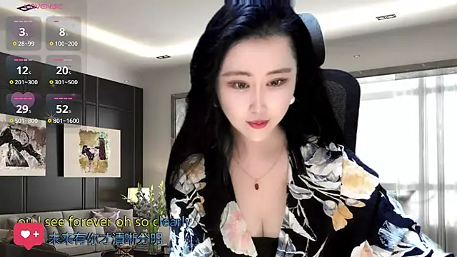 Snapshot of W-E-N-123 chatting on January 8, 2:46 am W-E-N-123 online show from January 8, 2:46 am