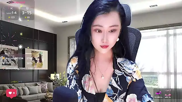 Snapshot of W-E-N-123 chatting on March 15, 4:46 am W-E-N-123 online show from March 15, 4:46 am