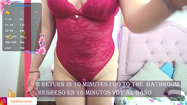 Katalina novoa online show from March 16, 4:30 am