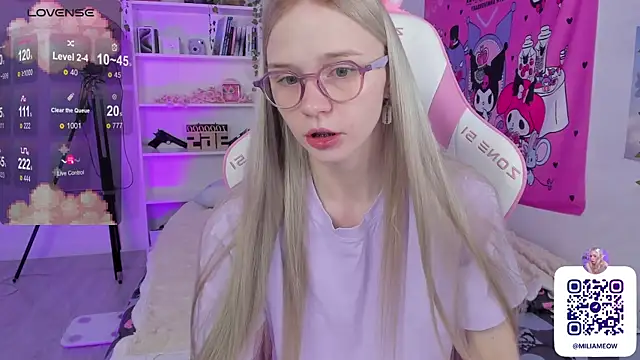 Milia Parker online show from February 9, 1:55 am